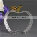 Optic Crystal Glass Blank Iceberg With Apple Model For Souvenirs Office Decoration JKC-0058 thumbnail-1