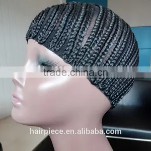Cornrows Wig Cap for Making Braids Human Hair Bundle Hair Weave Easy to Sew to the Crochet Braid Cap thumbnail-3