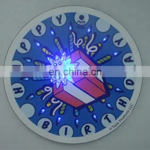 Soft Pvc Material Flashing Led Logo Badge Supplier thumbnail-4