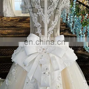 LS00222 One Piece Dress Latest Factory Direct China Quinceanera Gowns Wedding Dress thumbnail-5
