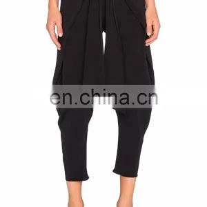 Front Lace-up Design Details Individual Compression Leggings thumbnail-2