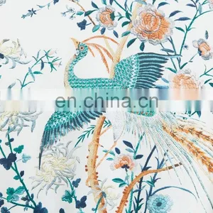 China Supplier Latest Style American Stylish Long Sleeve High Quality Embroidery Chiffon Lady Blouse thumbnail-6