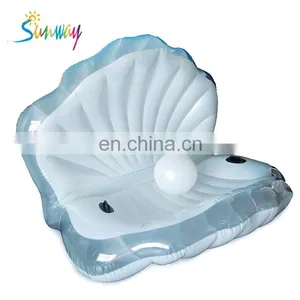 PVC Water Park Inflatable Shell Pool Clamshell Float for Sale thumbnail-1
