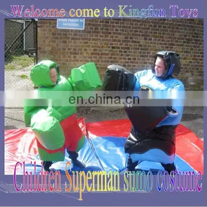 Children Superman Sumo Costume thumbnail-1
