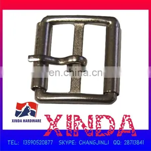 25 x 22mm Shinny Silver Belt Buckle With Fine Brushed Finish of High Quality thumbnail-1