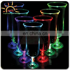 Bar Accessary Decorating Idea Led Hurricane Glass Plastic for Party thumbnail-1