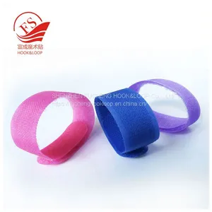 Straight Hook and Loop Cable Tie With Printed Logo thumbnail-1