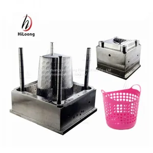 Plastic Molding Manufacturing Basket Mould for Laundry Basket thumbnail-1