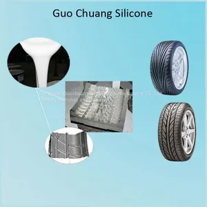 Wholesale Price 2 Parts Mould Making Silicone Rubber Liquid for Tire Molding thumbnail-1