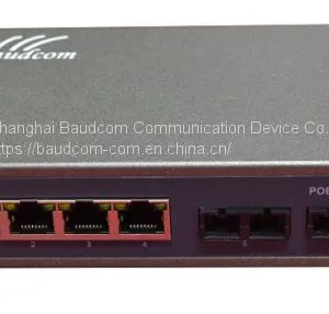 2 Fiber Ports 4 UTP Ports 10/100M Optical Media Converter thumbnail-1