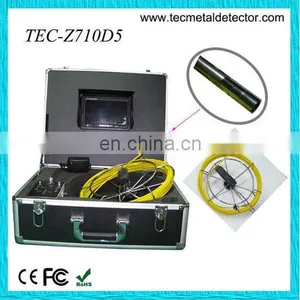 7inch Color Monitor Waterproof Plumbing Inspection Camera With 100m Cable TEC-Z710D5 thumbnail-1