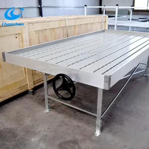 Greenhouse Plants Growing Rolling Bench Ebb and Flow Systems thumbnail-3