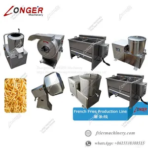 Frozen French Fries Manufacturing Process Machine Equipment thumbnail-1