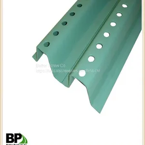 8 Foot Green U Channel Sign Post for Street Road thumbnail-1