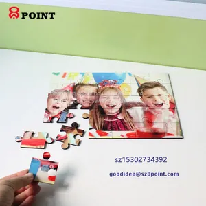 Wooden Sublimation Kids Puzzle Jigsaw Early Education Tool thumbnail-4