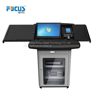 Focus S700 Digital Podium With Audio Power Amplifier; Smart Lectern In Educational Equipment; School Teaching Rostrum thumbnail-1