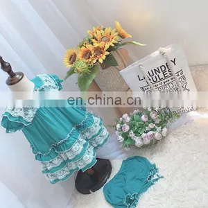 Spanish Lolita Princess Dress Baby Girl Clothes Lace Stitching Sweet Cute Dress for Girls Birthday Easter Dress Vestidos thumbnail-1