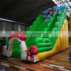 Factory Price Children Outdoor Playground Equipment Inflatable Bouncer With Large Slide For Sale thumbnail-3