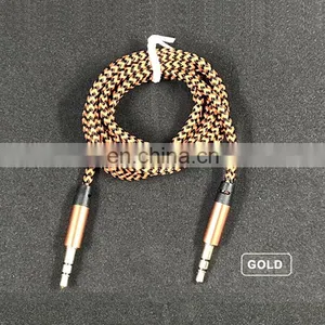 AUX Audio Cable 3.5mm Male to Male Recording Cable 1m Audio Cable Jack thumbnail-5