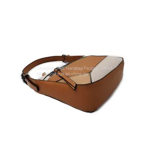 Factory Hot Sell Pu Leather Women Small Contrast Color Amazon Shoulder Bag thumbnail-5