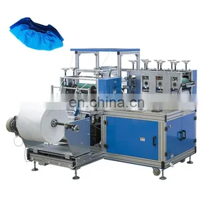 400*160mm 520*160mm Full Automatic Anti-Static Nonwoven Overshoes Making Machine thumbnail-1