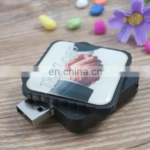 Rotation Swivel Usb Flash Drive 8GB Usb 3.0 Flash Pendrive Oem Printing Logo Plastic Usb u Disk thumbnail-4