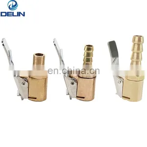 6mm 8mm Air Pump Chuck Clip Tyre Inflator Gauge Adapter Tire Valve Air Chucks thumbnail-1