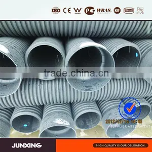 HDPE100 Anti Corrosion Twin Wall Corrugated pe Pipe Dn200 to Dn800 SN4 SN8 thumbnail-3