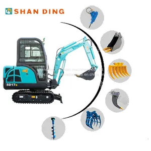 1.5 Ton Hydraulic Excavator With Cabin for Sale thumbnail-1