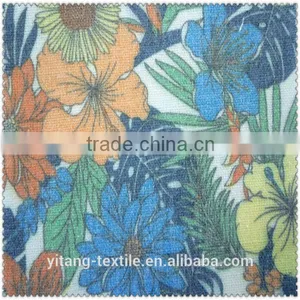 High Quality Printed Cotton Linen Fabric thumbnail-1