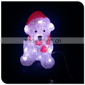 2016 Christmas Holiday Decoration Led 3d Motif Animal Bear Light thumbnail-4