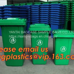 Trash Bin, Waste Bin/can, Garbage Can/bin With Swing Lid Dustbin For Room, EURO Style Outdoor Plastic Trash Bin/waste Bin thumbnail-5