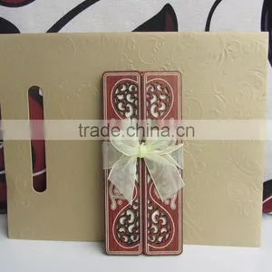 New Item Fancy Indian Wooden Wedding Invitation Cards thumbnail-1