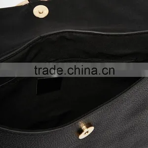 Guangzhou Supplier Cowhide Leather Tassel Clutch Bag Handbag Ladies Hand Bag thumbnail-4
