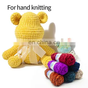 Macrame T-shirt Iceland 100g t Shirt Spaghetti Roll Ribbon Raffia Yarn 100% Cotton Crochet Bags Tshirt Hand Knitting for Sale thumbnail-3