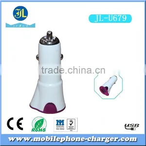 2016 Newest Car Accessories 2 Usb Port Car Charger for Any Smartphone Usb Car Charger thumbnail-1