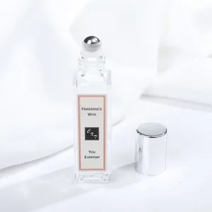 5ml 10ml 20ml High Quality Square Glass Perfume Roll on Bottle thumbnail-2