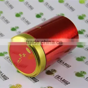 Empty Round Shape CMYK Tinplate Pinting Tea Tin Case thumbnail-1