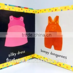 FDT Customized Creative Baby Cloth Touch and Feel Board Book Printing thumbnail-1