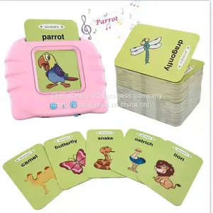 Cognitive Audible Flash Cards English Learning Flashcard Reader Talking Learning Machine for Boys And Girls thumbnail-2