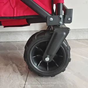 Hot Sale Folding Wagon Utility Beach Cart Outdoor Camping Wagon Collapsible Hand Trolley thumbnail-5