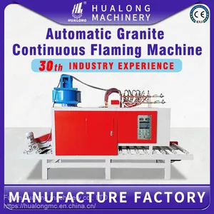 HUALONG Machinery HLHS Series High Speed Automatic Line Granite Stone Slab Flaming Machine thumbnail-1