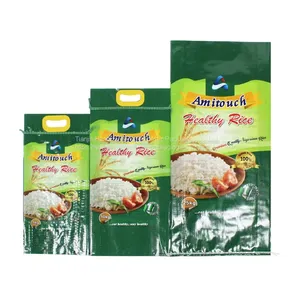 Colorful Lamininated pp Woven Bags 10kg Plastic Shopping Bags thumbnail-3