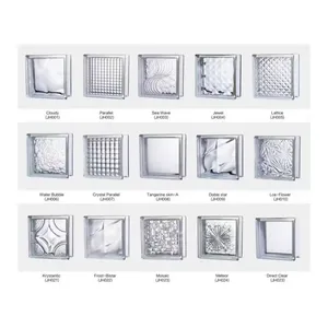 Building Unique Decoration Crystal Pieces Wholesale Crystal Glass Block Custom Solid Glass Brick thumbnail-1