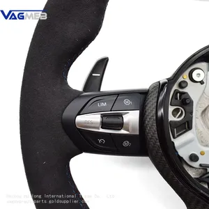 For BMW F30 F10 F20 F22/23/44/F32/F33/36 Alcantara Leather Carbon Fiber MultiFunctional Steering Wheel Assembly thumbnail-3