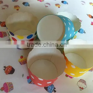 Heart Design Cupcake Case and Muffin Paper Heart Cake Cups thumbnail-1