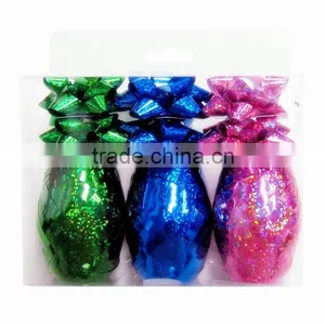 Holographic Gift Ribbon Bow and Balloon Ribbon for Gift Wrapping and Party Decoration thumbnail-1