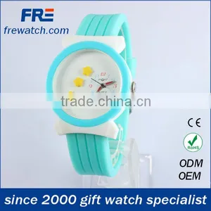 2015 New Shape Cute Kids Watch With Colorful Silicone Children Cartoon Watch thumbnail-6