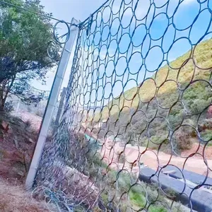 OEM R16/3/350 Flexible Ring Net Barrier (Rope Mesh Welded Mesh) Galvanized Steel Bending Customizable Size High-Risk Mountain thumbnail-1