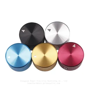 Custom Turned Aluminum Adjustment Knobs For Electrical Appliance thumbnail-1